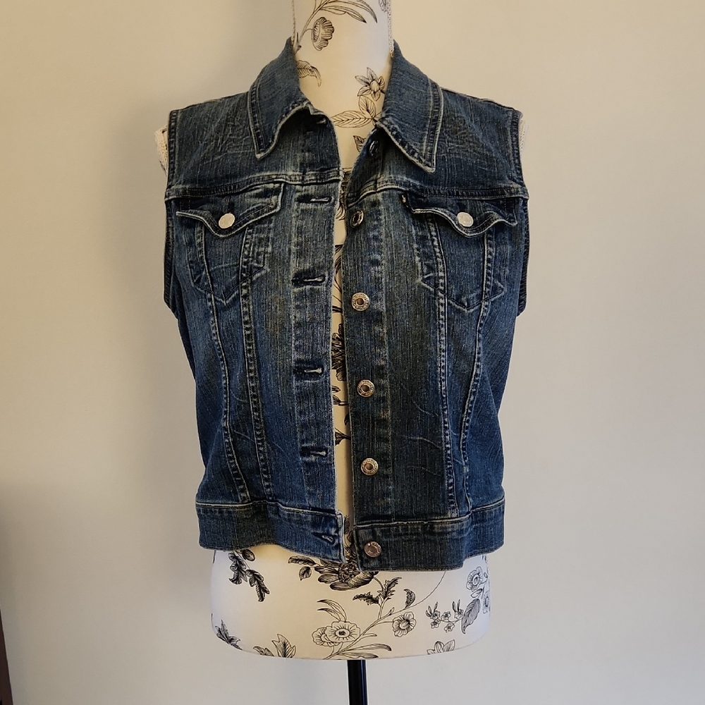 Levi's Classic Blue Denim Vest
